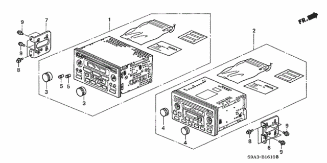 Auto Radio for 2003 Honda CR-V #0
