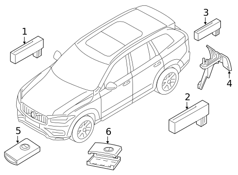 Electrical Components for 2019 Volvo XC90 #4