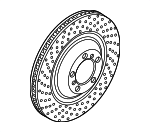 9GT615302M - : Disc Brake Rotor for Porsche: 718 Cayman, 718 Spyder Image