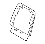 883972F00087 - Body: Seat Back Panel for Kia: Spectra Image