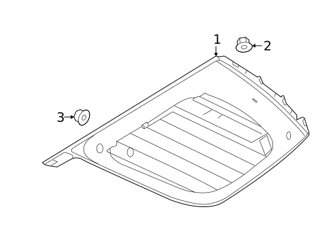 Glass & Hardware for 2023 Land Rover Discovery #0