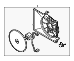 253801D300 - Cooling System: Fan Assembly for Kia Image