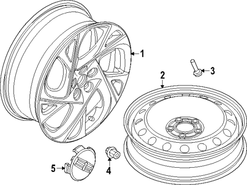Wheels & Trim for 2025 Lincoln Nautilus #1