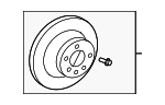31471033 - Brakes: Rotor for Volvo: XC60 Image