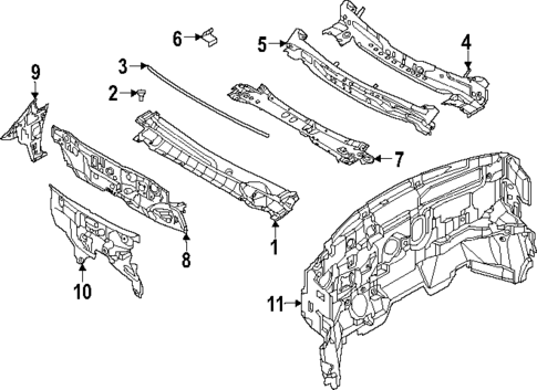 Cowl for 2024 Nissan Pathfinder #0