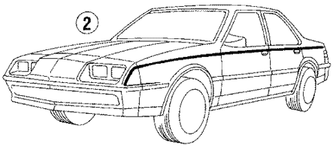 Stripe Tape for 1985 Buick Skyhawk #1