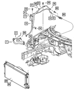 4596270AC - : A/C Liquid Line for Chrysler: Sebring | Dodge: Stratus Image