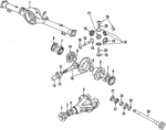 4651070A00 - Universals &amp; Rear Axle: Axle Housing for Suzuki Image
