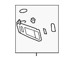 23318551 - Body: Sun-visor for GMC: Acadia Limited Image