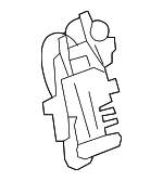 20987410 - Body: Lumbar Support for Cadillac: Escalade ESV, Escalade EXT | Chevrolet: Avalanche, Suburban 1500, Suburban 2500 | GMC: Yukon XL 1500, Yukon XL 2500 Image