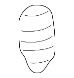 51248254063 - Body: Hood Cushion for BMW: 1 Series M, 128i, 135i, 135is, 318i, 318is, 318ti, 323Ci, 323i, 325Ci, 325i, 325is, 325xi, 328Ci, 328i, 328i xDrive, 328xi, 330Ci, 330i, 330xi, 335d, 335i, 335i xDrive, 335is, 335xi, 525i, 525xi, 528i, 528i xDrive, 528xi, 530i, 530xi, 535i, 535i xDrive, 535xi, 540i, 545i, 550i, 645Ci, 650i, 745i, 745Li, 750i, 750Li, 760i, 760Li, Alpina B7, M3, M5, M6, X1, X3, X5, Z3, Z4, Z8 Image