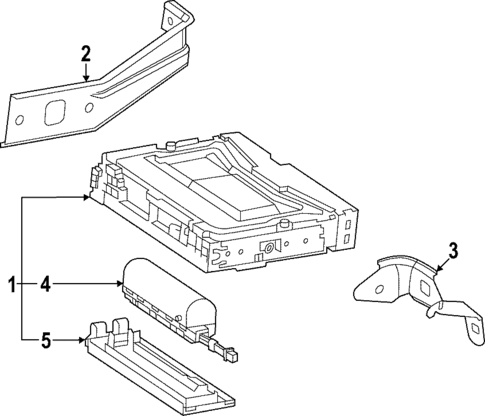 Communication System Components for 2025 Toyota bZ4X #0