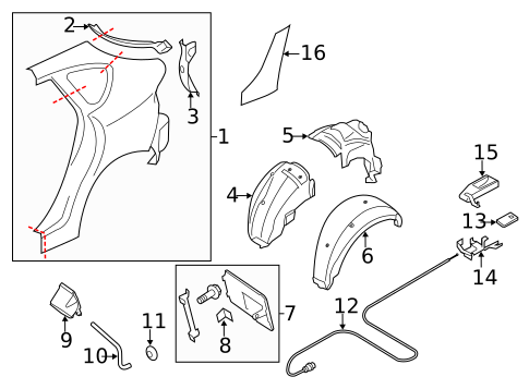 Fuel Door for 2008 Subaru Impreza #0