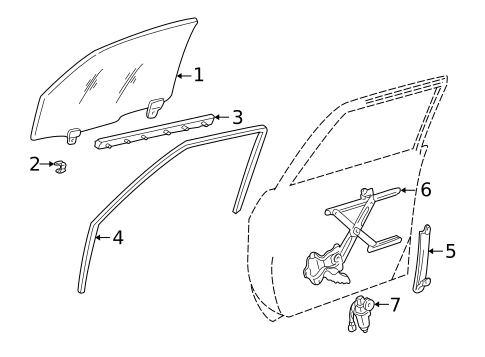 Front Door for 2000 Toyota Land Cruiser #0
