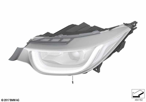 Headlight for 2019 BMW i3s 120Ah #2