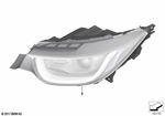 63118494348 - Lighting: Headlight, Led, Ahl, High, Right for BMW: i3 120Ah, i3 120Ah Rex, i3s 120Ah, i3s 120Ah Rex Image image