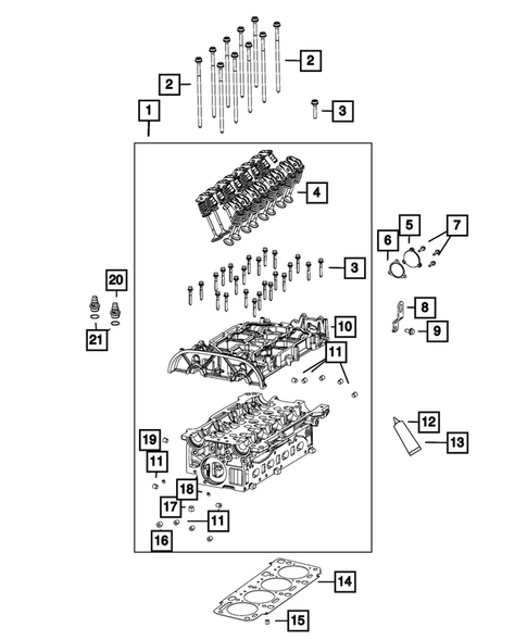 Cylinder Head for 2017 Alfa Romeo 4C #0