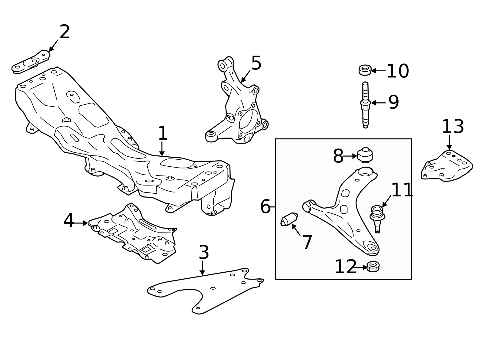 2006-2021 Subaru OEM NEW 2006-2020 Subaru Crosstrek Ascent BRZ Knuckle