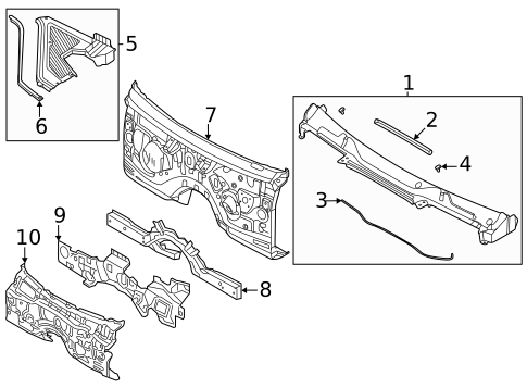 Cowl for 2023 Genesis GV80 #0