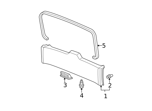 Interior Trim for 2008 Honda Element #0