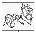977303F500 - HVAC: Fan Assembly for Kia: Amanti Image
