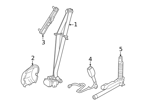 Seat Belt for 2015 Hyundai Equus #0
