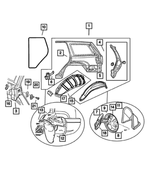 5083110AI - : Body Side Aperture Rear Panel, Right for Mopar Image
