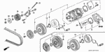 38812PH1003 - Body/Air Conditioning: RING B, SNAP for Acura Image
