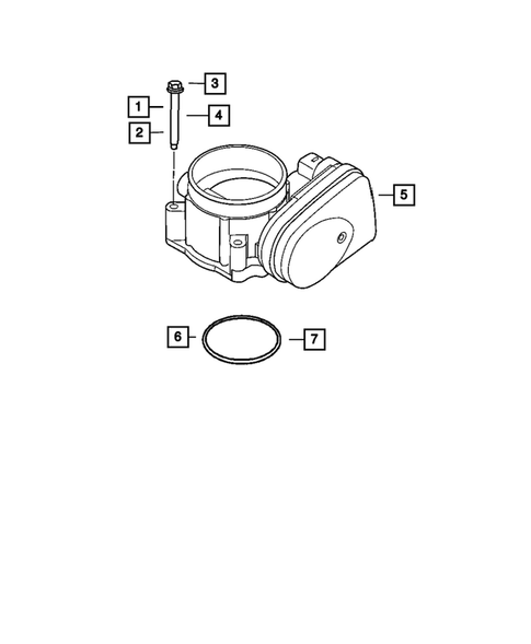 Throttle Body for 2010 Dodge Ram 1500 #0