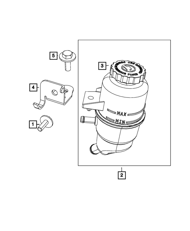 6506080AA - Steering: Hex Head Screw for Mopar Image