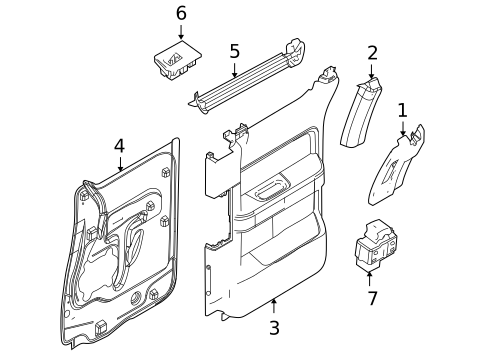 Rear Door for 2014 Ford F-150 #2