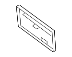 8101711 - Body: License Plate Bracket for Mercedes-Benz Image