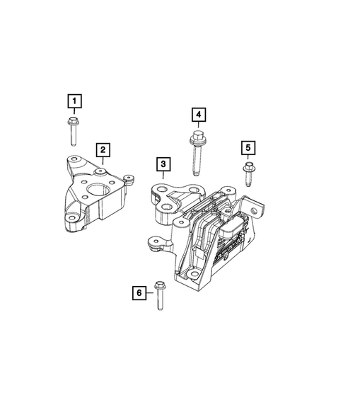 Engine Mounting for 2020 Chrysler Pacifica #5