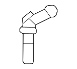 19106RSAG00 - Cooling System: Overflow Hose Joint for Honda: Accord, Accord Crosstour, Civic, CR-V, Crosstour, Fit, Insight, Odyssey, Passport, Pilot, Ridgeline Image