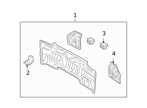 Rear Body for 2010 Toyota Matrix #0