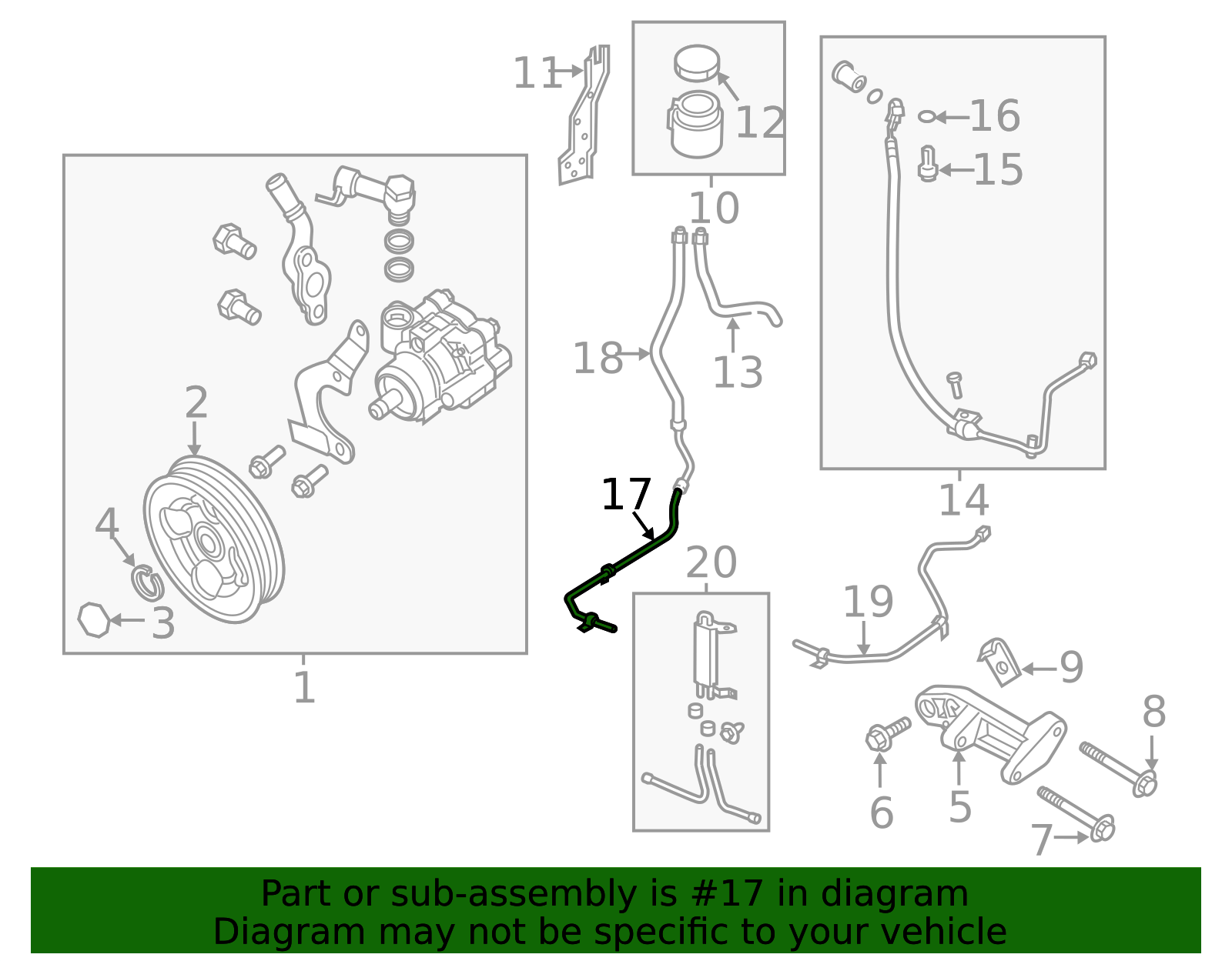 Power Steering Return Hose 49726-1PD0B | Team Nissan Inc.
