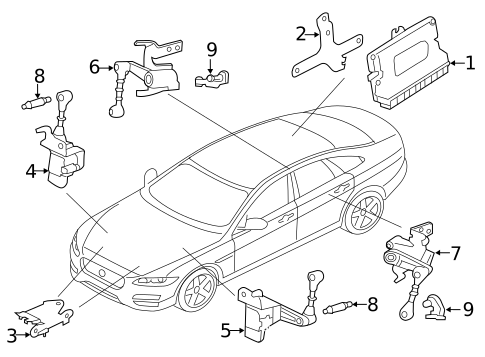 Ride Control Components for 2018 Jaguar XF #0