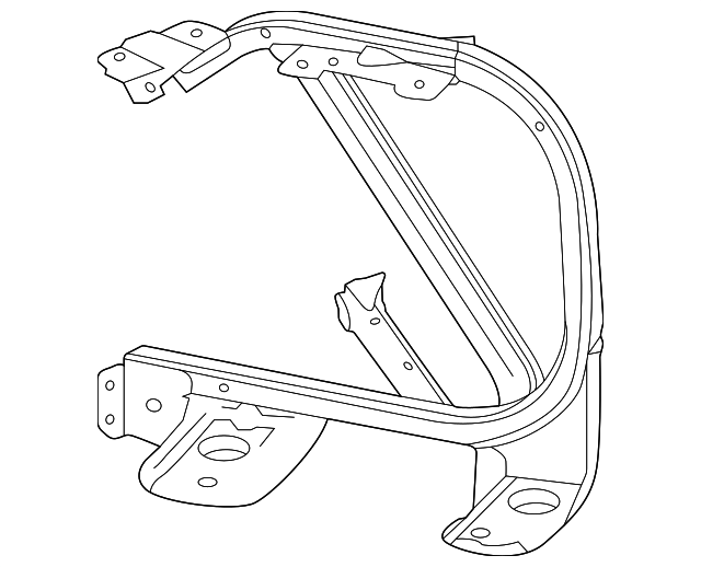 2020-2026 Chevrolet Corvette Radiator Support 85544901 | TascaParts.com