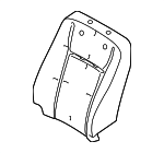 LC3Z2564810A - Body: Seat Back Cushion for Ford Image