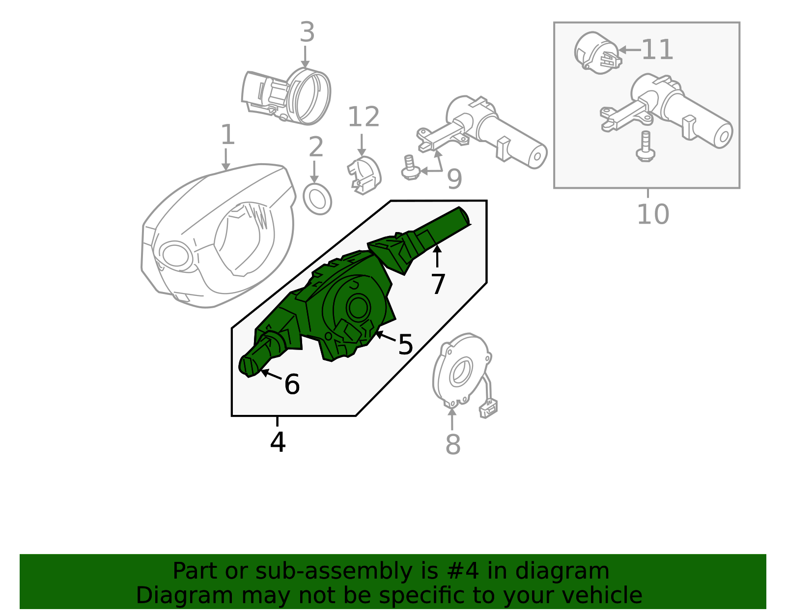 2013-2021 Nissan Frontier Steering Multifunction Combination