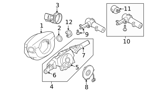 Anti-Theft Components for 2011 Nissan Frontier #0