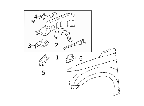 Inner Components for 2011 Toyota Tundra #0