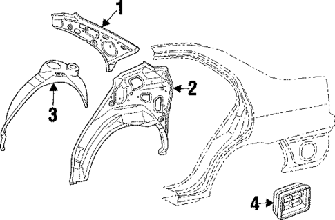 Inner Structure for 2001 Mitsubishi Mirage #0