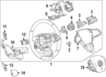 60008085 - Unclassified: Steering Wheel for Buick: Encore GX Image