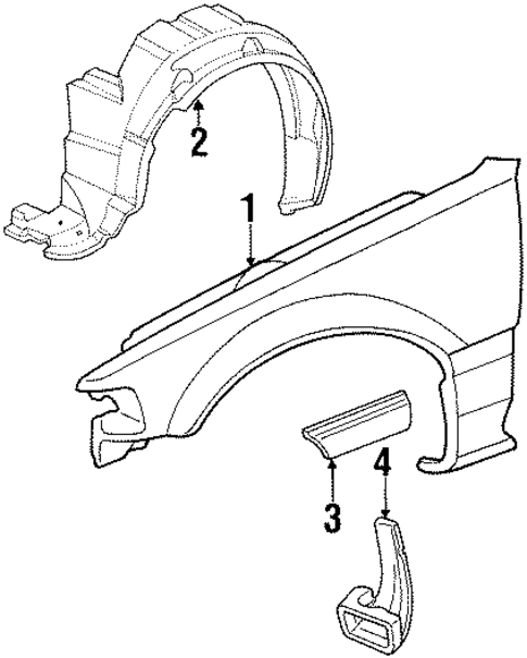Fender & Components for 1989 Honda Civic #0