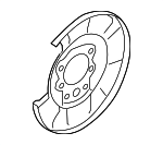 441616SA0A - Brakes: Splash Shield for Nissan Image