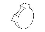 81622SNAA01ZA - Body: Adjust Knob Cap for Honda: Civic, CR-V, Odyssey, Ridgeline Image