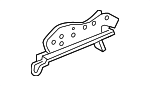 81660SHJA01 - Body: Seat Adjuster for Honda: Odyssey, Ridgeline Image