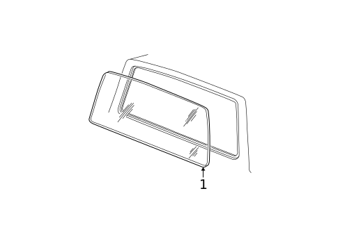 Glass & Hardware - Back for 2008 Ford F-150 #2