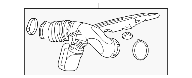2011-2015 GM Air Cleaner Outlet Duct 20872169 | TascaParts.com
